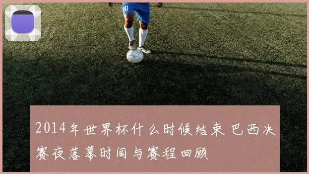 2014年世界杯什么时候结束 巴西决赛夜落幕时间与赛程回顾