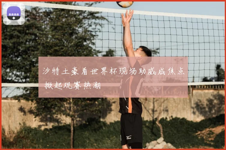 沙特土豪看世界杯现场助威成焦点 掀起观赛热潮