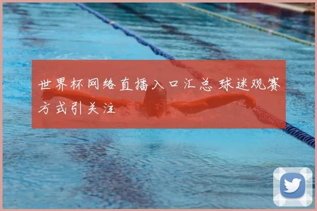 世界杯网络直播入口汇总 球迷观赛方式引关注